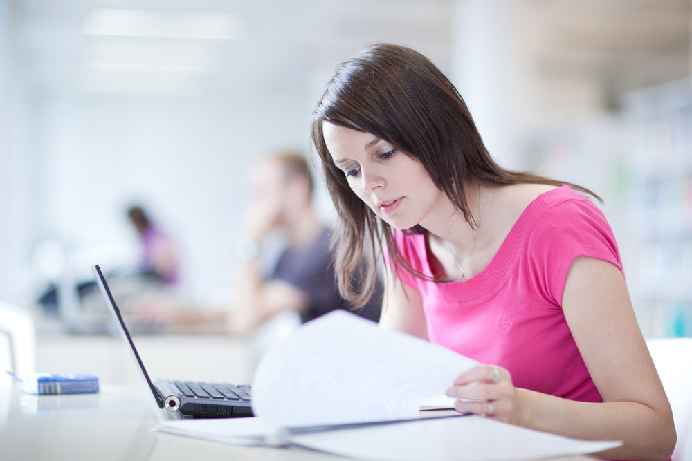 A Student Studying one of the Online Learning Circle Courses